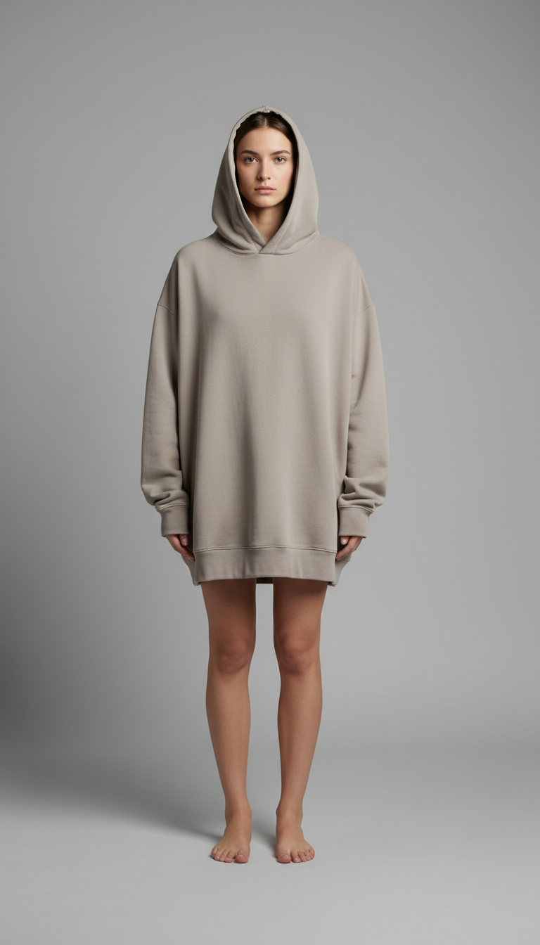 Oversized Heavyweight Cotton Hoodie